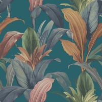 Garden Leaves Teal