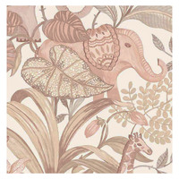 Cristiana Masi Elephant Forest Wallpaper -Pink