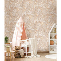 Cristiana Masi Elephant Forest Wallpaper - Beige