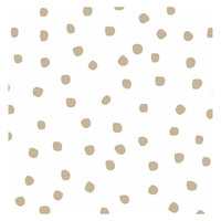 Cristiana Masi Beige Dots Wallpaper - White