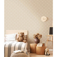 Cristiana Masi Rabbits Beige Wallpaper -Beige  