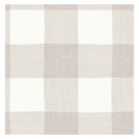 Cristiana Masi Plaid Beige Wallpaper -Beige / White