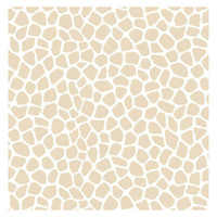 Cristiana Masi Beige Animal Print Wallpaper -Blue / White