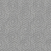 Grey Metallic Textured Geometric