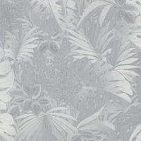 Metallic Grey Leaves