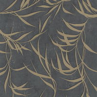 Grey/Gold Textured Leaves