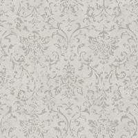 White/Grey Textured Damask