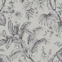 Beige Charcoal Leaves