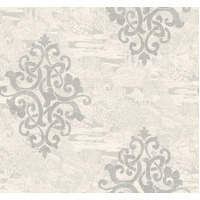 Eastern Garden Monotone with Damask