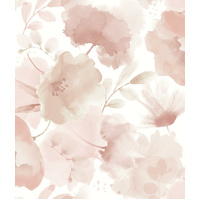 Blush Watercolor Bouquet Wallpaper