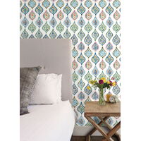 Marketplace Motif Wallpaper