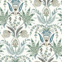 Seaside Jacobean Wallpaper